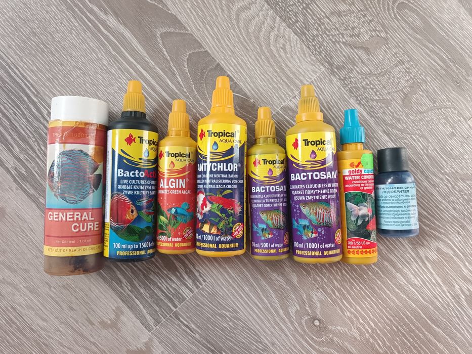 Продавам оборудван аквариум 60литра