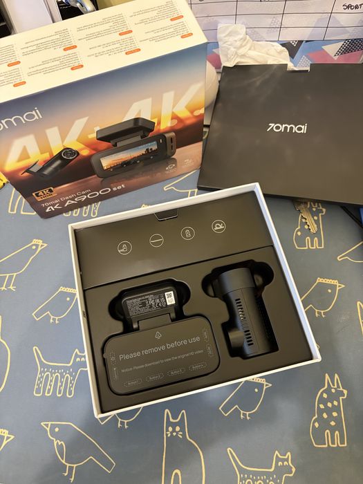 70mai Dash Cam 4K A900 – NOUĂ – 4K + 4K față/spate – model nou lansat