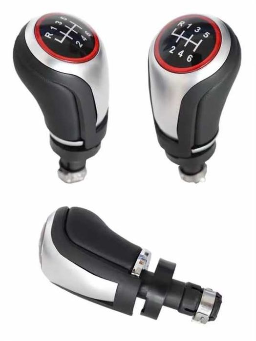 Кожена топка за скоростен лост VW Golf Mk5 Mk6 Scirocco Jetta 6 ск