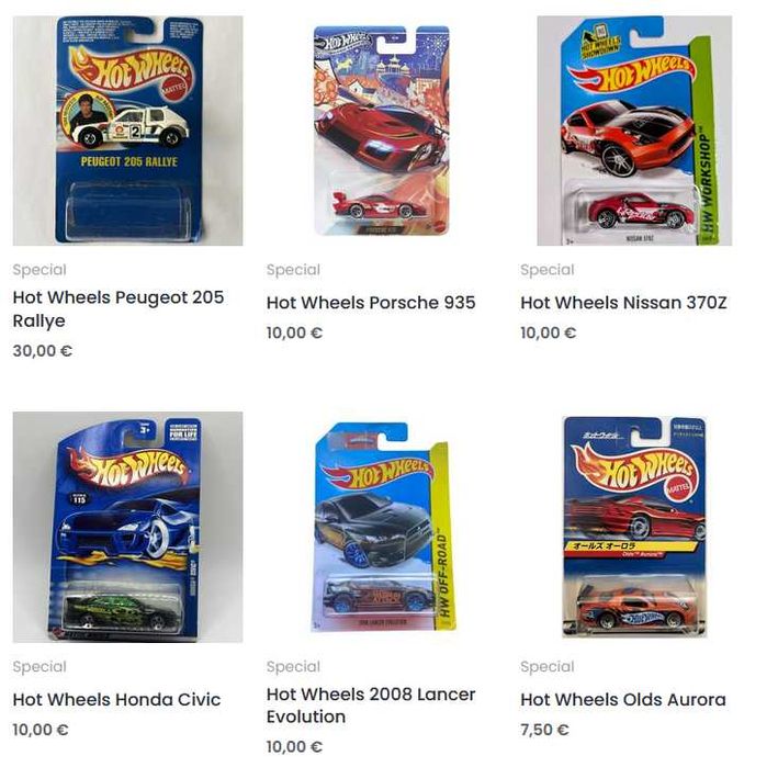 Метални колички Hot Wheels Mainline