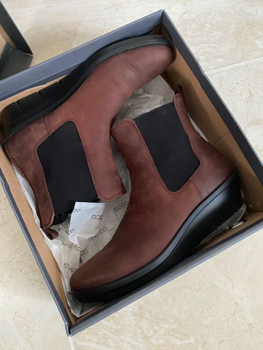 Боти ECCO 41 ботуши кафяви обувки