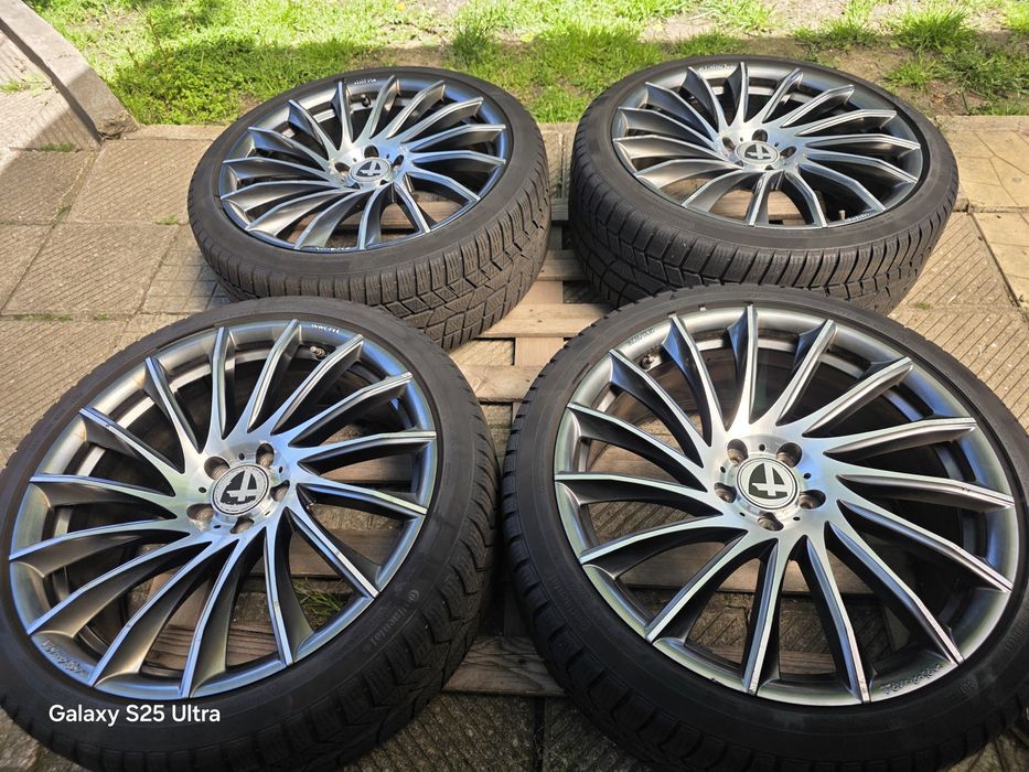 Лети джанти 20ки 5х112 Tomason + зимни гуми 255/35/20 Continental