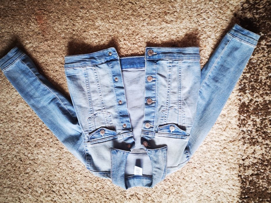 Geaca blugi H&M fete 5-6 ani