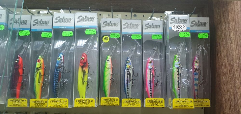 Воблери SALMO FREEDIVER 9см. и 12см.