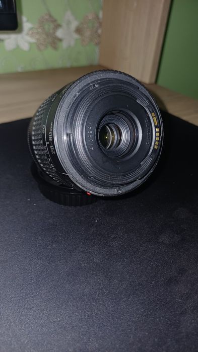 Canon EF 28-80 mm + filtru Tokina MC  UV