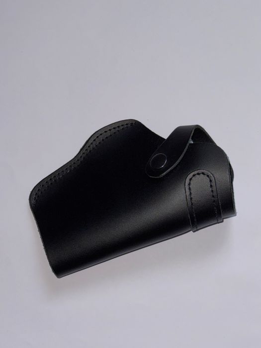 Toc / teacă pentru pistol din piele naturala neagră. Nouă!