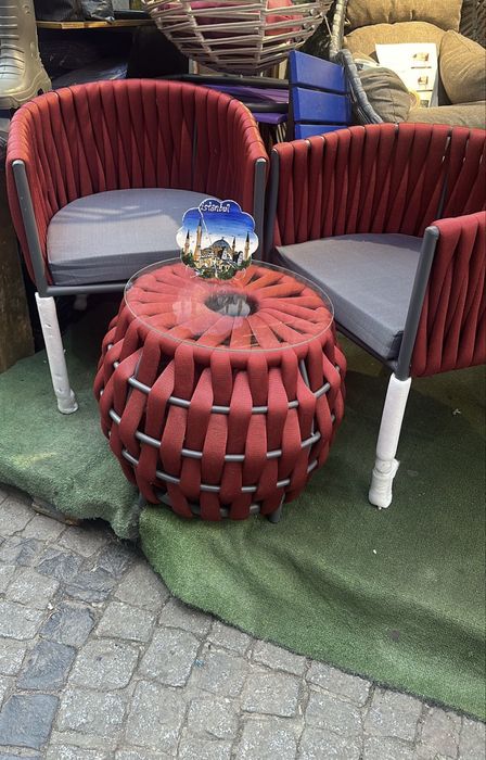 Set balcon/terasa deosebit impletit