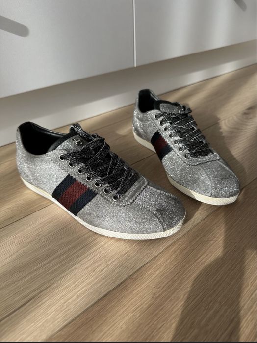 Adidasi GUCCI glitter stud originali