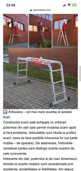 Scara platforma uz industrial si gospodaresc