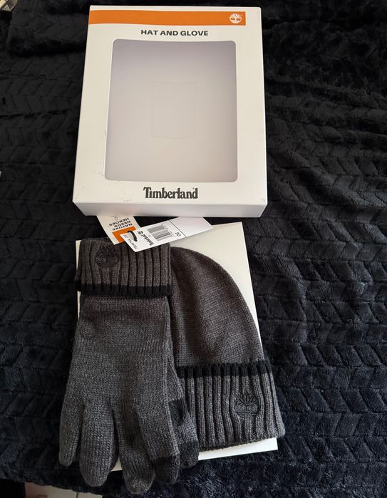 Set Căciulă cu mănuși Timberland Original