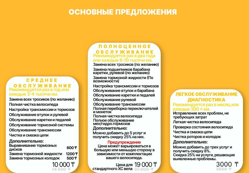 Ремонт и обслуживание велосипедов