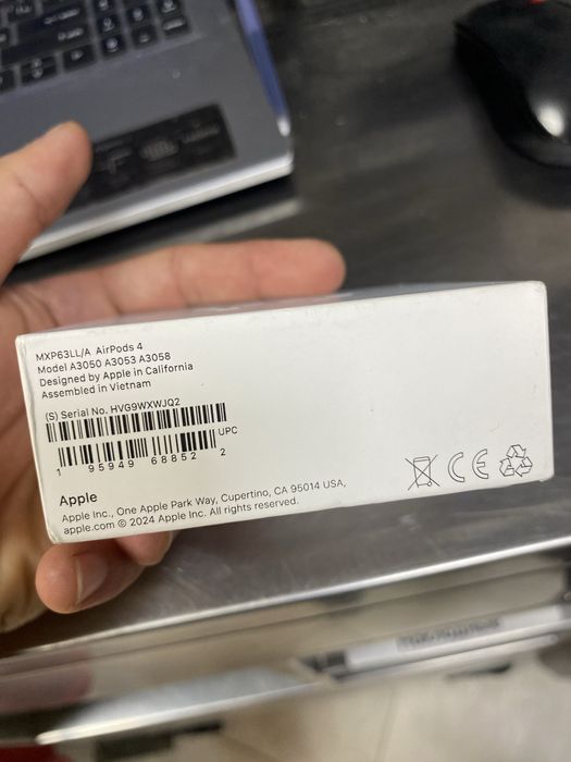 airpods 4 оригинал (без anc) новый