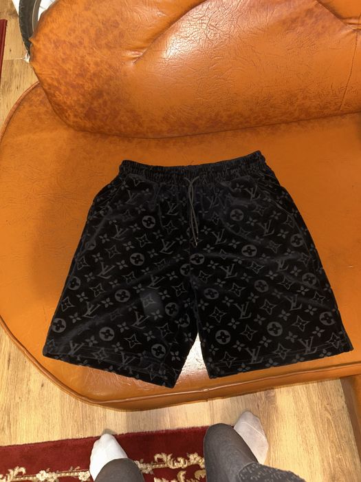 Pantaloni Louis Vuitton de Catifea