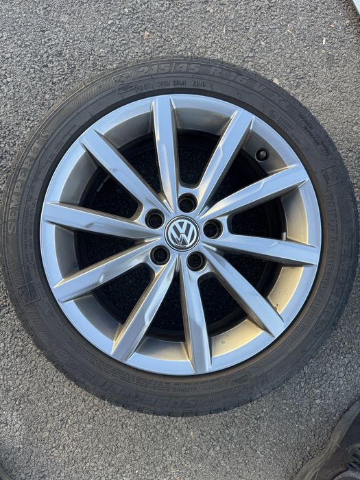 Set Jante 5x100 orig. Skoda VW Polo anv vara an 2018 4-5mm 215 45 R16
