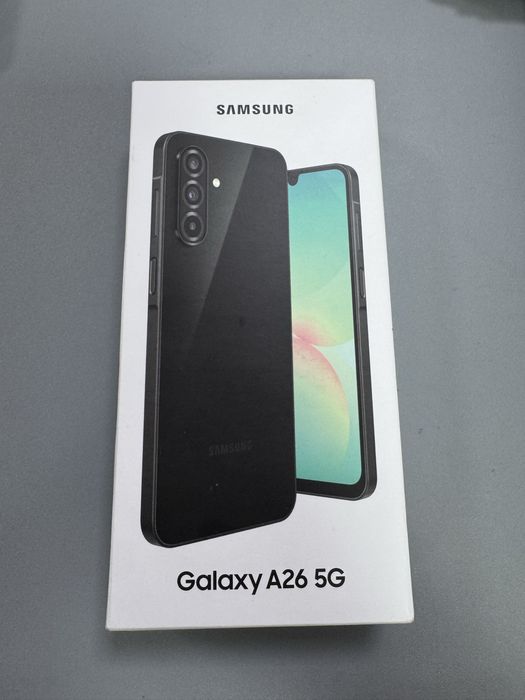 Смартфон Samsung Galaxy A26, 6GB RAM, 128GB, 5G, Black