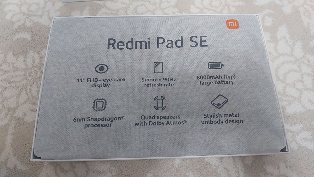 Redmi Pad SE WiFi
1-yil Kafolat!