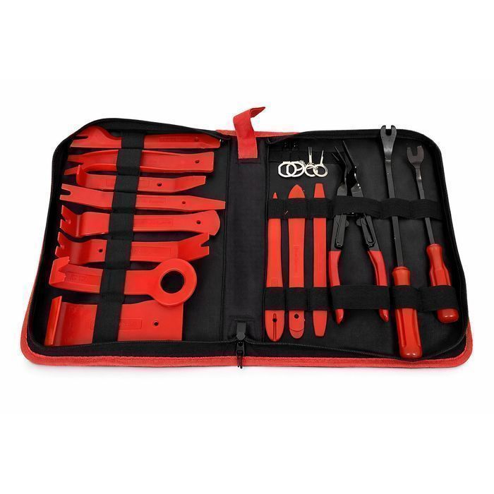 Trusa demontat radio si tapiterii cleme auto 20 piese gebo tools