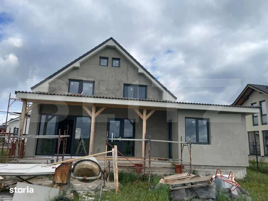 Casa de vanzare Chiei, Casa se preda in stadiul de alb