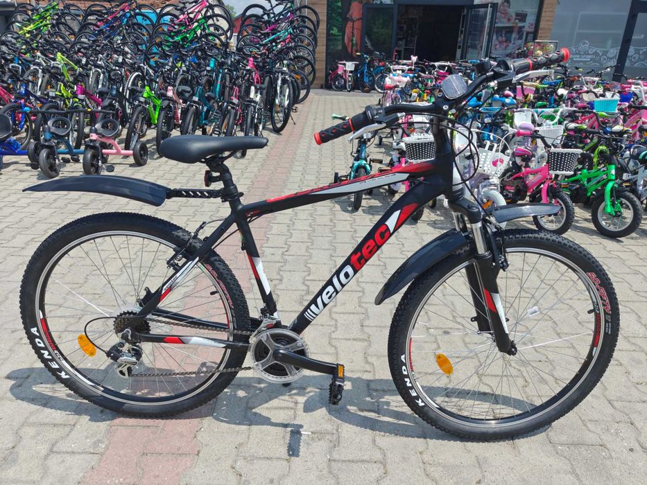 PA Алуминиев велосипед 27.5" PRO черен/червен