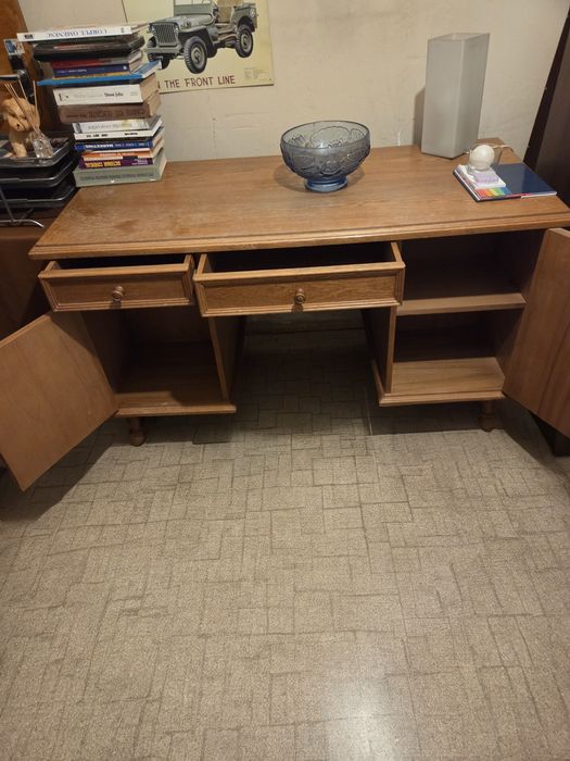 Birou lemn culoare stejar