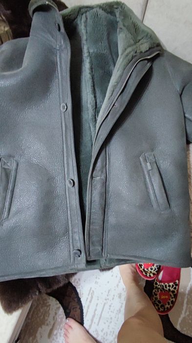 Дубленка хамелеон