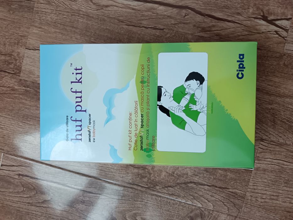 Kit pentru administrare tratament inhalator in doze măsurate la copii