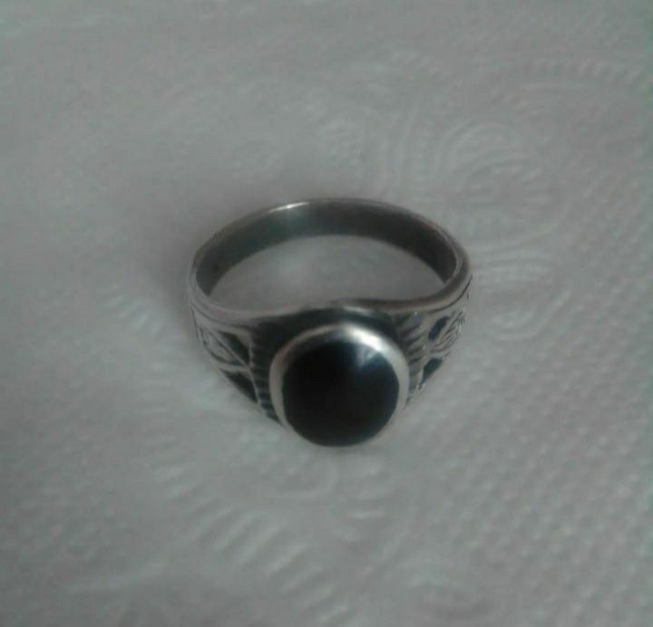 Мужское кольцо серебро 925