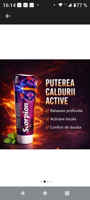 Crema cu extract de venin de scorpion