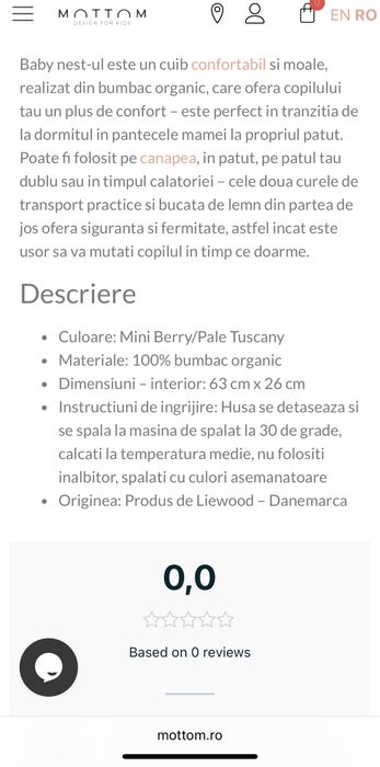 Baby nest Cam Cam Mottom