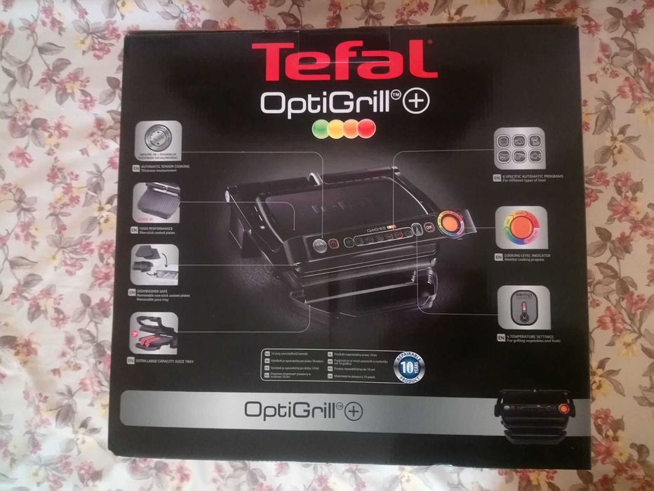 Оптигрил Tefal OptiGrill+ GC712834, 2000W