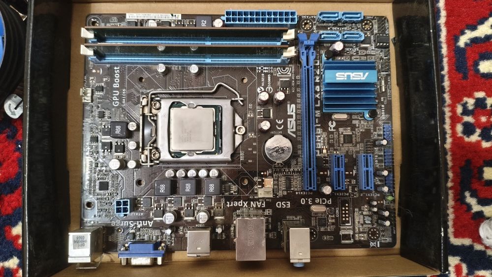 Продам материнскую плату и процессор