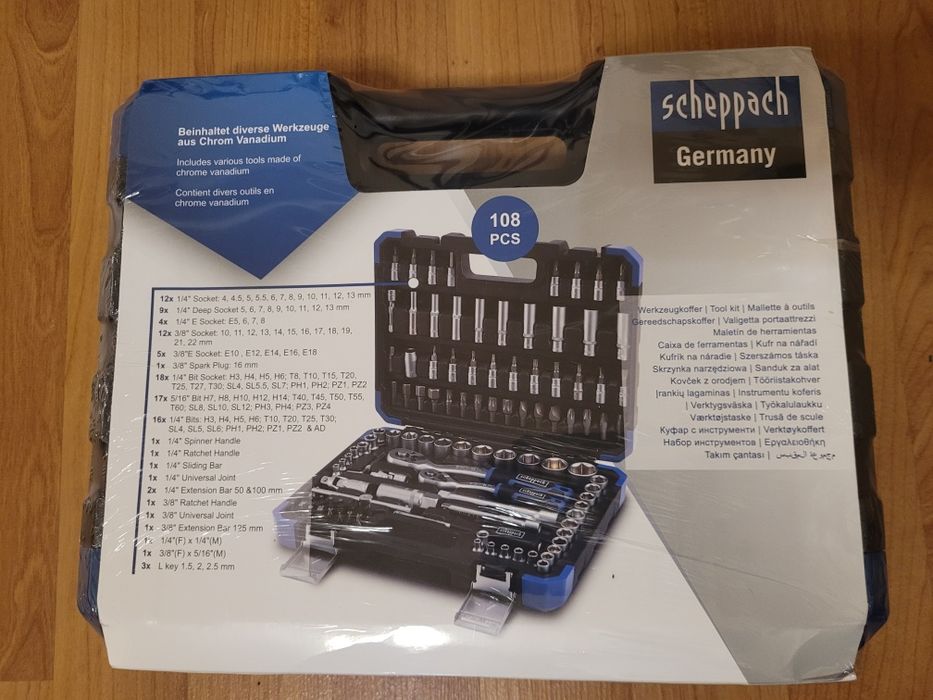 Набор инструментов scheppach 108 предметов
