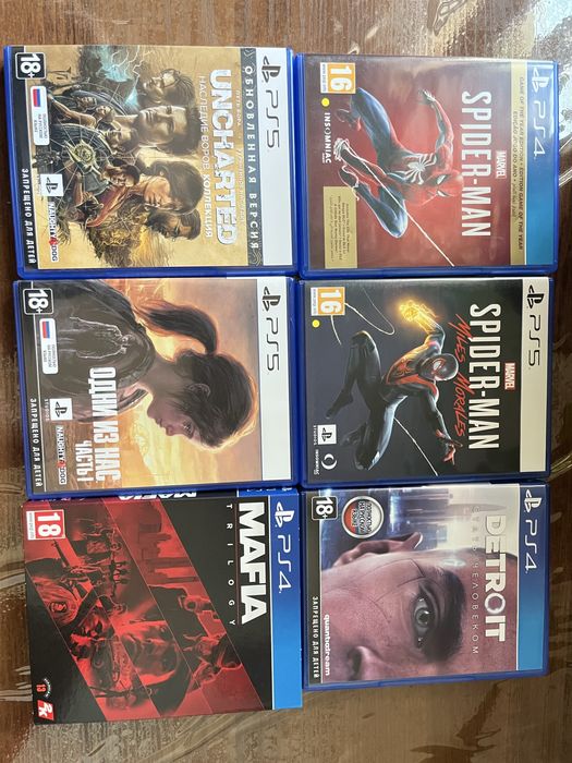 Продам игры на PS5 / PS4