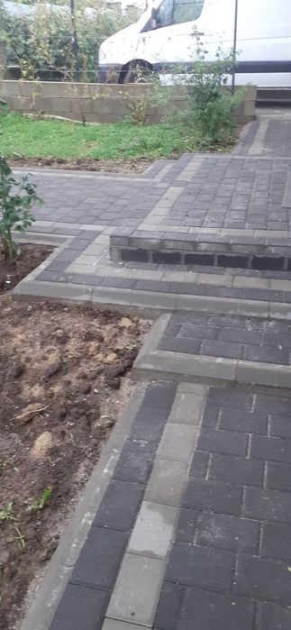 Montaj pavele, borduri și rigole