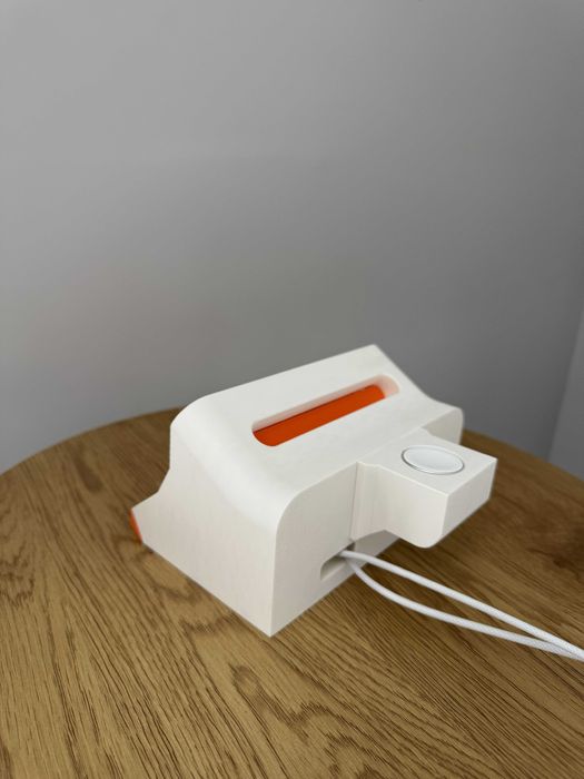 iPhone StandBy Стойка (12-17 Pro/Max) – 2-в-1 за iPhone, Apple Watch & AirPods
