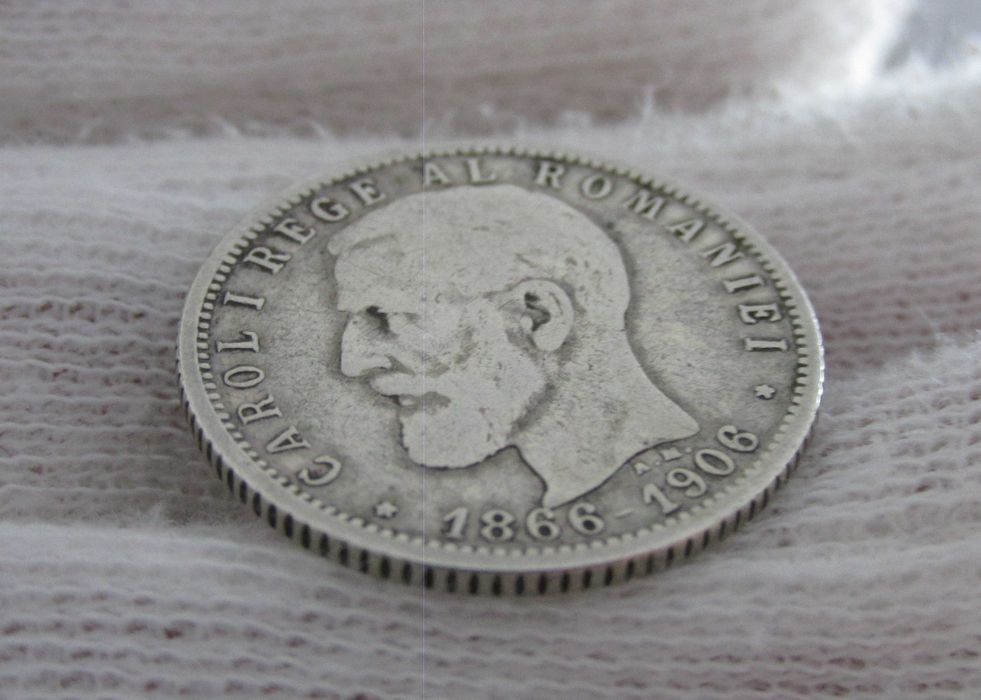 moneda argint 1 Leu 1906