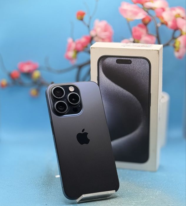 Apple iPhone 15 Pro, 512GB, 5G, Blue Titanium