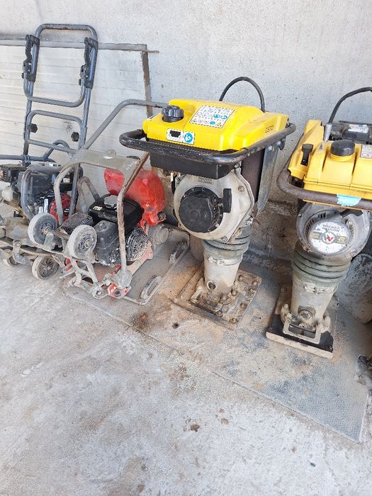 Mai picior compactor si placa vibranta compactoare