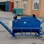 Amestecator orizontal 1000 l cu snec de descarcare NOU Garantie 24 luni Livrare rapida