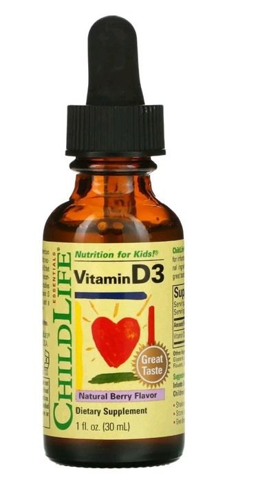 D3. Американские витамины. CHILDLIFE витамин Д3 для детей