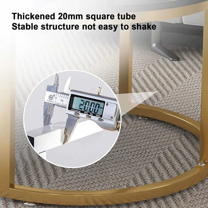 Masuta de cafea ovala ,minimalista, design nordic, aspect marmura