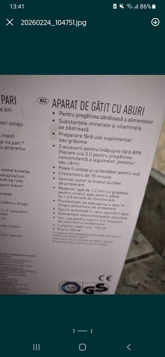 Aparat de gatit cu abur Silvercrest