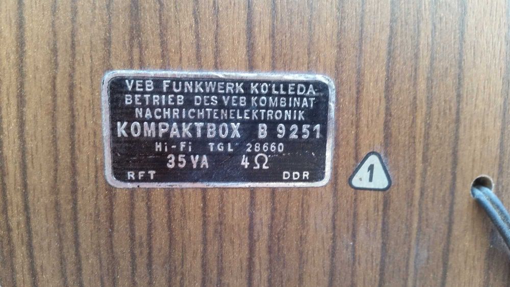 RFT 35W boxe DDR anii 70