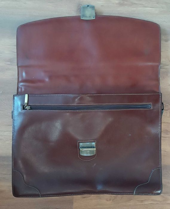 Geantă din piele tip Business, poștaș