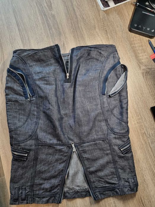 Fusta GF Ferre din denim, marime 40