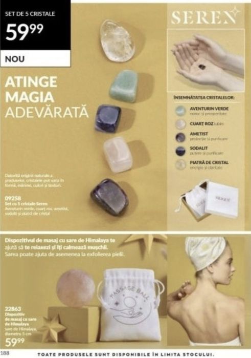 Bila de masaj din sare de Himalaya Avon