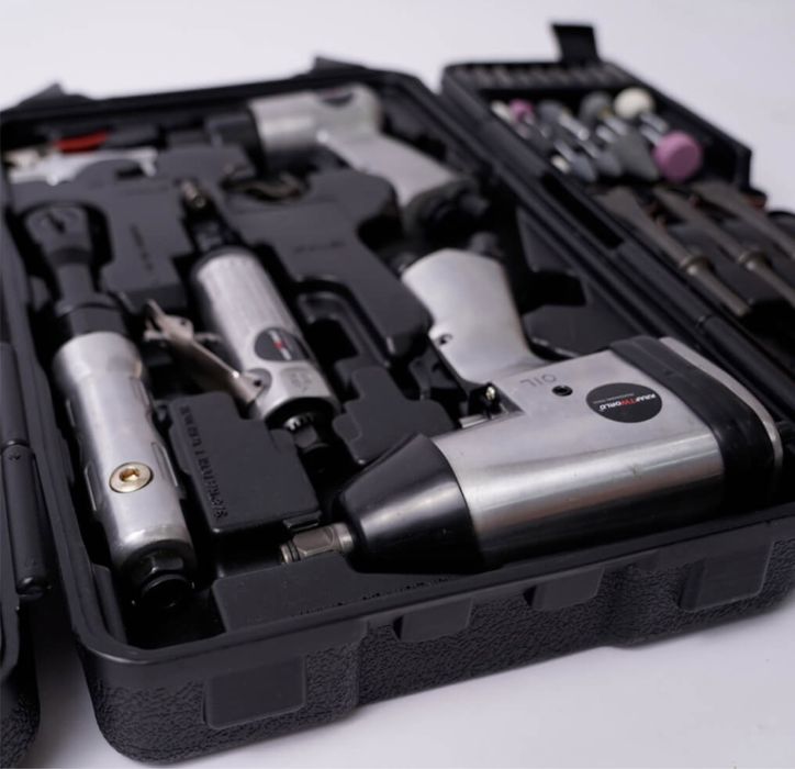 Немски Пневматични инструменти Kraft комплект 72 части