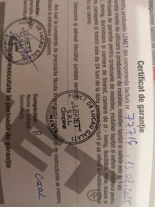 Canapea extensibila 2 persoane