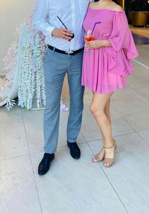 Rochița roz scurta mărime universală