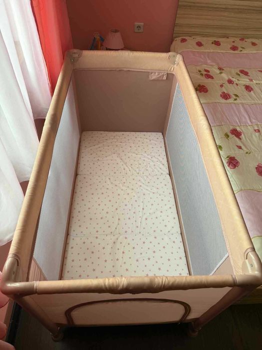 Преносима кошара на две нива Lorelli Torino + матрак Chipolino